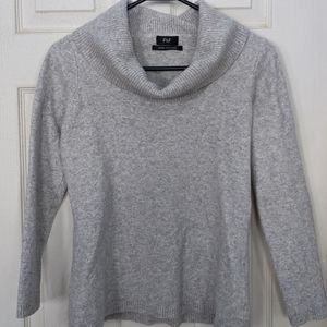 Cashmere cowl sweater